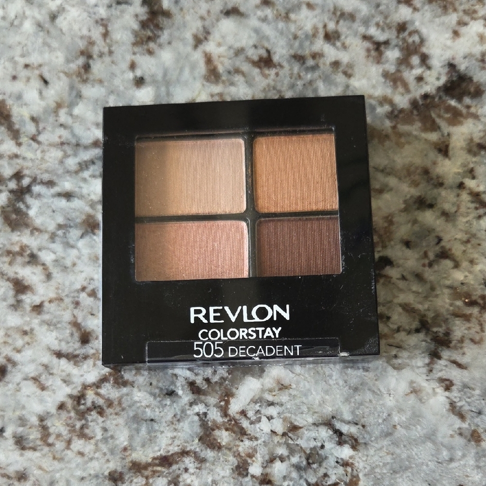 Revlon ColorStay 505 Decadent Warm Brown Quad Eyeshadow